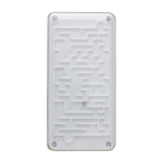 Calculadora de escritorio con panel solar con juego detrás color madera segunda vista