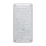 Calculadora de escritorio con panel solar con juego detrás tercera vista