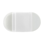 Goma de borrar con sacapuntas y capuchón a cada lado y centro de color color blanco primera vista