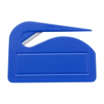 Abrecartas de plástico con hoja de metal para regalar a clientes Colors color azul real primera vista