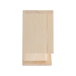 Casa de pájaros de madera para pintar con acuarelas y pincel Birdhouse color marrón tercera vista