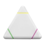 Marcador triangular con tres colores diferentes Triangle Line color blanco segunda vista