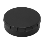 Lata personalizable con 40 pastillas de menta sin azúcar Clic Clac color negro tercera vista
