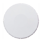 Lata personalizable con 40 pastillas de menta sin azúcar Clic Clac color blanco primera vista