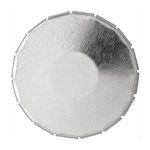 Lata personalizable con 40 pastillas de menta sin azúcar Clic Clac color plateado segunda vista