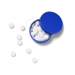 Lata personalizable con 40 pastillas de menta sin azúcar Clic Clac color azul real segunda vista
