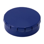 Lata personalizable con 40 pastillas de menta sin azúcar Clic Clac color azul real tercera vista