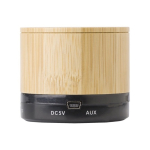 Altavoz Bluetooth de madera para publicidad de estilo clásico color negro primera vista