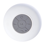 Altavoz multifunción de plástico engomado de colores color blanco tercera vista