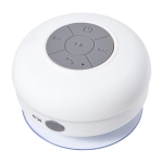 Altavoz multifunción de plástico engomado de colores color blanco cuarta vista