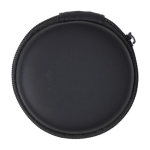 Auriculares para regalo con cable en estuche de cremallera Zipper Case color negro tercera vista