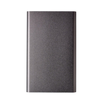 Batería externa personalizada en aluminio de 4.000 mAh color titanio primera vista