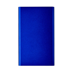 Batería externa personalizada en aluminio de 4.000 mAh color azul real primera vista
