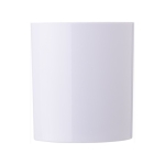 Portalápices de bambú con reloj multifuncional con logotipo de empresa color madera primera vista