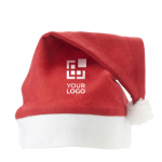 Gorro de Papá Noel estilo clásico económico Santa vista de impresión
