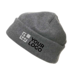 Gorro bordado de fibra polar en varios colores 200 g/m2 Polar color gris vista de impresión