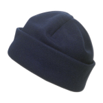 Gorro bordado de fibra polar en varios colores 200 g/m2 Polar color azul oscuro primera vista