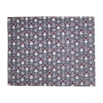 Manta de forro polar con estampados navideños 260 g/m2 Navideña color gris primera vista
