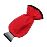Guante raspador de hielo personalizado con guante acolchado Adjust color rojo primera vista