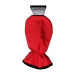 Guante raspador de hielo personalizado con guante acolchado Adjust color rojo segunda vista