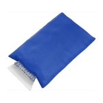 Guantes rascadores de hielo de diferentes colores con el logotipo color azul real segunda vista