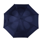 Paraguas manual antitormenta de 8 paneles con puño de goma Ø129 Storm color azul oscuro primera vista