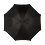 Paraguas manual de 8 paneles con mango de madera Ø132 Button color negro segunda vista