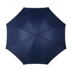 Paraguas manual de 8 paneles con mango de madera Ø132 Button color azul oscuro primera vista