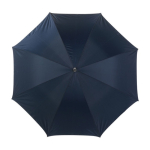 Moderno paraguas corporativo con interior plateado Ø102 Monsoon Plus color azul primera vista