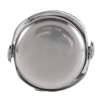 Tapón de acero inoxidable con silicona personalizado para botella Inox color plateado séptima vista