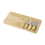 Tablas de cortar personalizadas con cuchillos y tenedor Cheese color madera sexta vista
