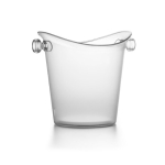 Cubitera de plástico con efecto congelado y agarradores 4L Basic color transparente segunda vista