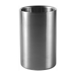 Cubitera isotérmica cilíndrica de acero inoxidable 1,5L Inox color plateado primera vista