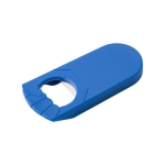 Abrebotellas de plástico y metal con forma de puño Fortis Colors color azul tercera vista