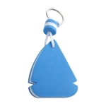 Llavero flotante personalizado de espuma en forma de gota Drop color azul tercera vista