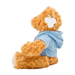 Osito de peluche de poliéster suave con sudadera y ojos bordados tercera vista