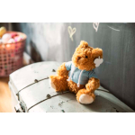 Osito de peluche de poliéster suave con sudadera y ojos bordados sexta vista