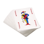 Baraja francesa de 54 cartas en caja de presentación para regalar Joker color transparente undécima vista