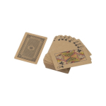 Baraja de cartas de papel reciclado personalizada para publicidad Recycled color marrón novena vista