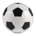 Pequeño balón de fútbol con logo impreso para publicidad Fútbol Mini color blanco/negro cuarta vista