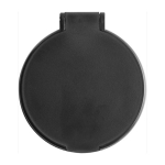 Espejo de bolsillo publicitario barato de plástico BasicStyle color negro segunda vista