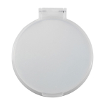 Espejo de bolsillo publicitario barato de plástico BasicStyle color blanco segunda vista