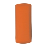 Colorido estuche personalizado de plástico con 5 tiritas incluidas color naranja primera vista