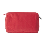 Botiquín personalizado de poliéster con cremallera para empresas Crisis color rojo primera vista