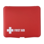 Botiquín en caja de plástico en color rojo para publicidad Basic color rojo primera vista