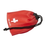 Botiquín en bolsa corporativo con cierre de cuerda y 10 accesorios Bag color rojo séptima vista