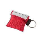 Máscara de reanimación CRP plegada en bolsa con llavero para colgar color rojo sexta vista