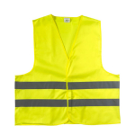 Chaleco de poliéster de alta visibilidad amarillo o naranja talla XXL color amarillo fluorescente