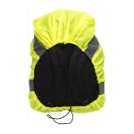 Funda de mochila de poliéster 190T alta visibilidad High Visibility color amarillo fluorescente primera vista