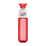 Botella reutilizable personalizada Dopper de colores 450ml Original color rojo segunda vista